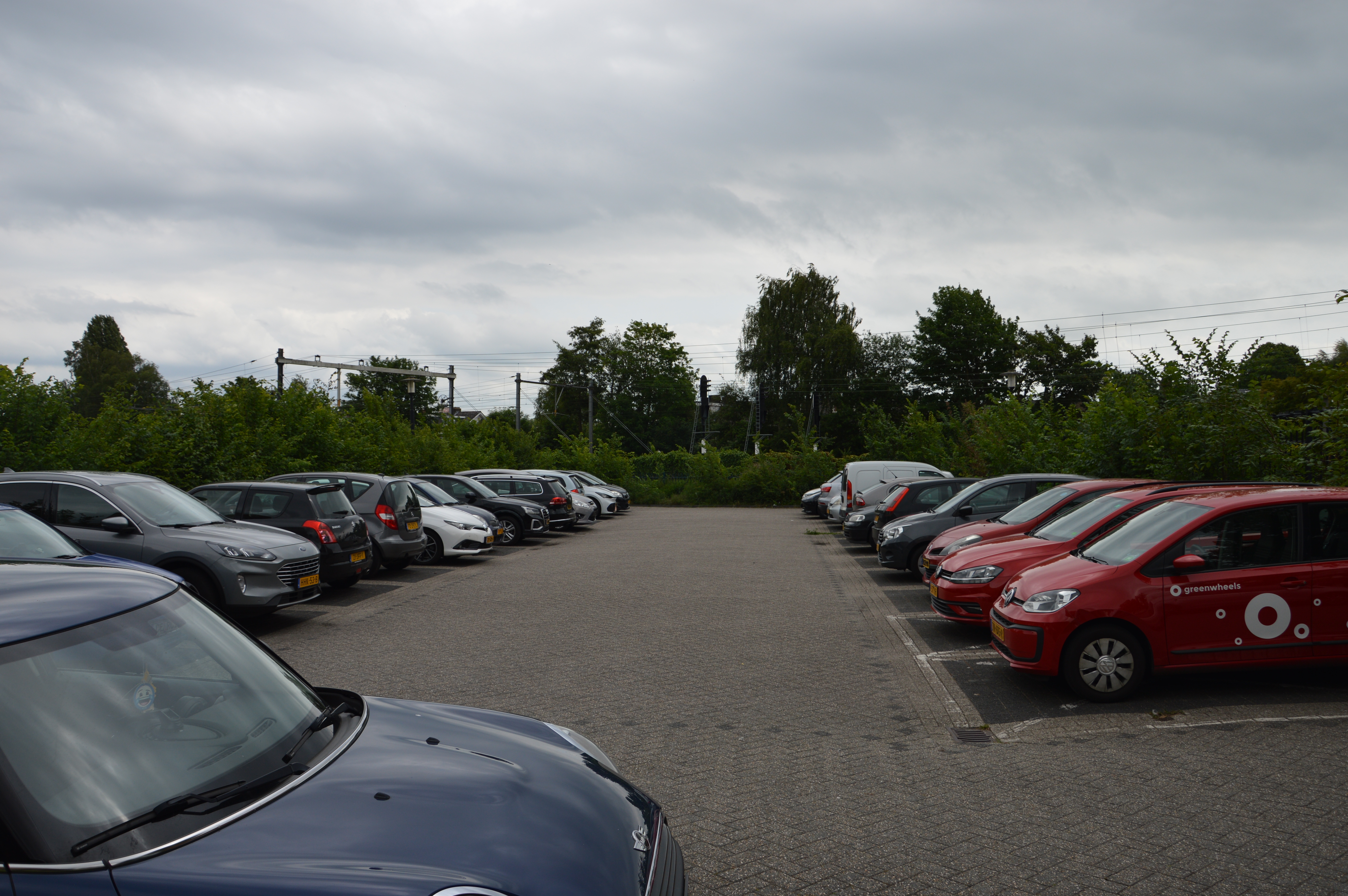 Parkeerterrein aan de Aidadreef