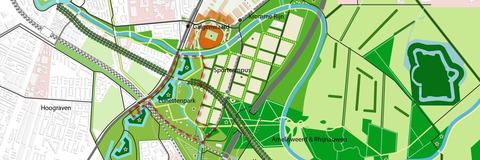 Overzichtskaart van het gebied Maarschalkerweerd