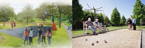 Sfeerbeeld van een Urban Sport Zone