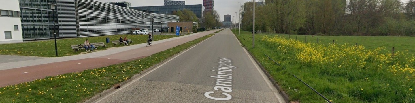 Foto van een deel van de Cambridgelaan