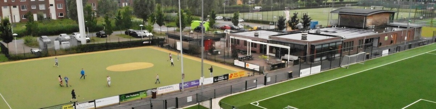 Sportpark Voordorp zicht op Hercules tribune