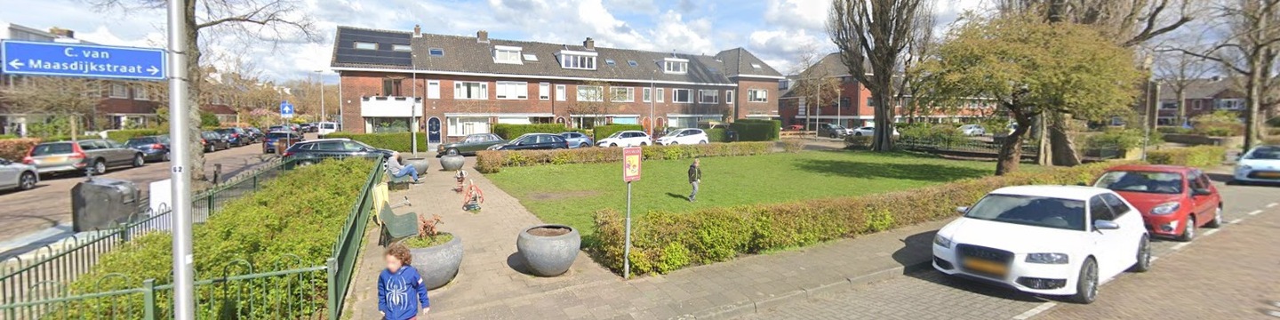 Foto van de speelplek C. van Maasdijkstraat