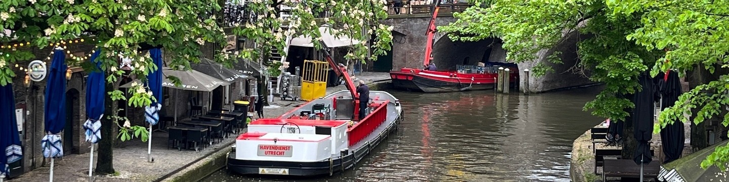 Vervoer over water in de Oudegracht