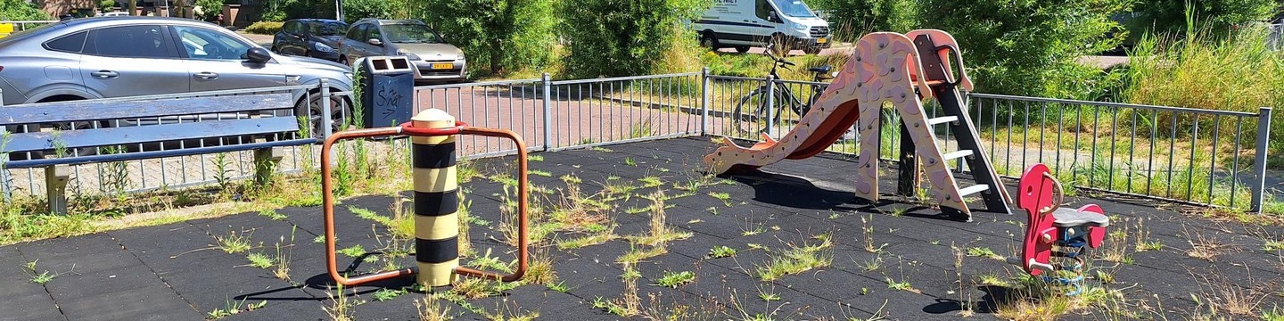 zijaanzicht speeltoestel