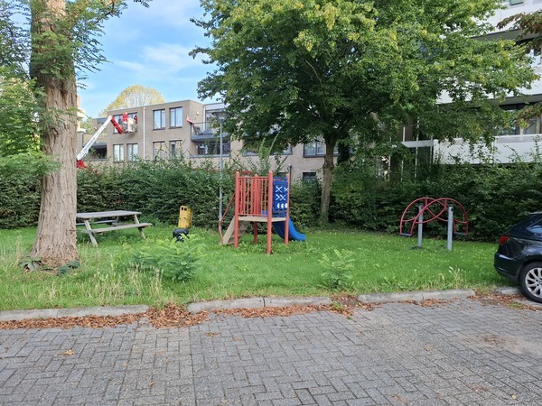 zijaanzicht speelplek Elzas