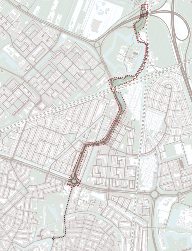Route van de Doorfietsroute Utrecht-Hilversum