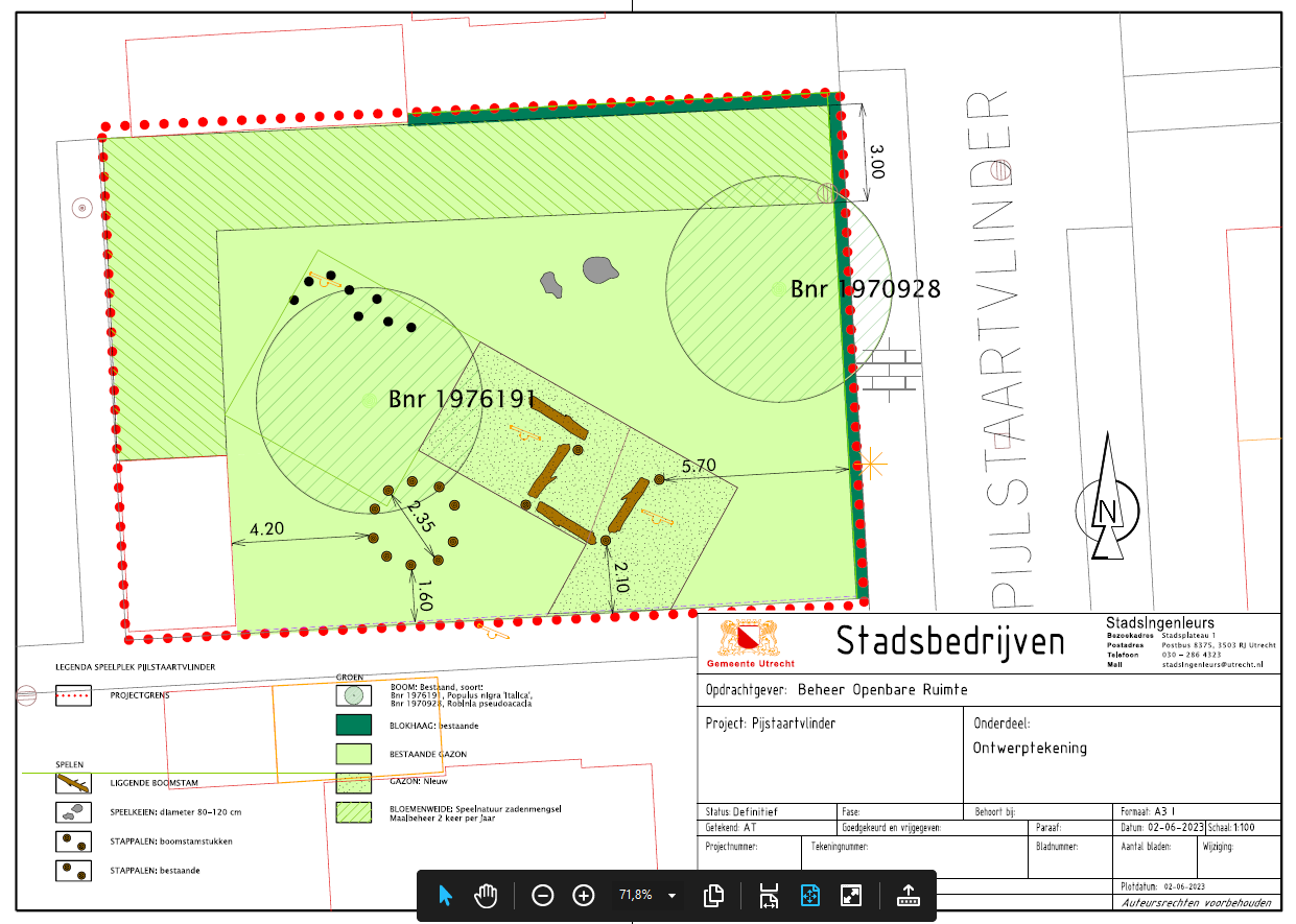 ontwerp Pijlstaartvlinder