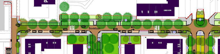 Plattegrond Bevinlaan