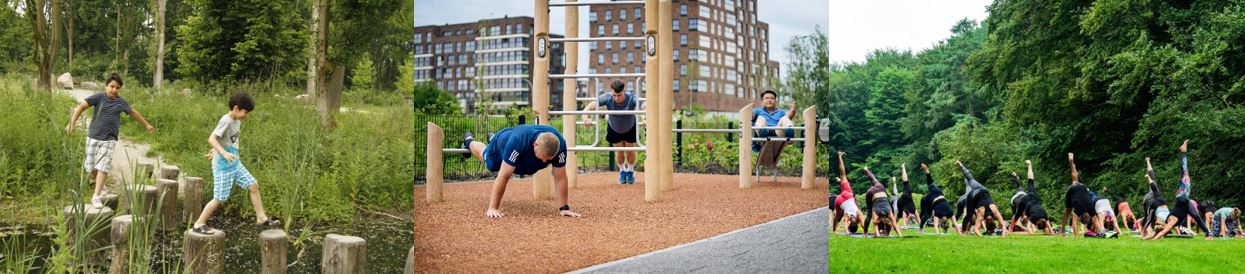 Verschillende manieren om in beweging te komen